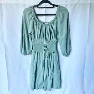 Purple Snow Sage Long Sleeve Dress